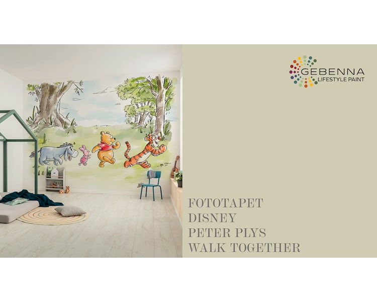 Fototapet Disney Peter Plys Walk Together
